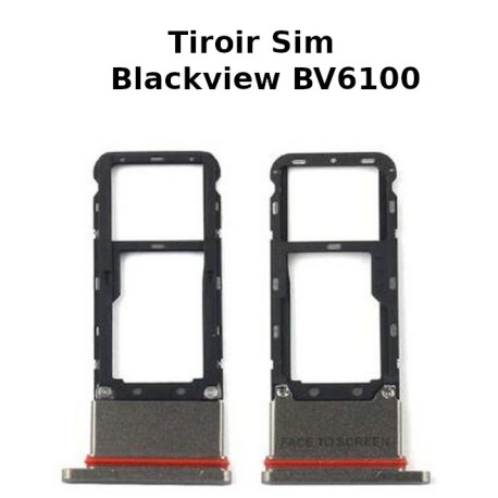 Tiroir Sim Blackview / Sim Tray Blackview BV9900 BV9800 BV9600 BV9100 A80 BV6100 BV5500 BV5800 BV9000