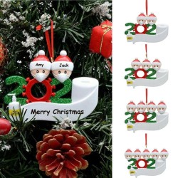Adornos de Papá Noel colgantes contra la COVID-19