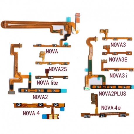 Encendido, apagado y control de volumen Huawei Nova 4, 4e, Nova 3, 3i, 3e, Nova 2, 2i, 2s, 2 lite, Nova...