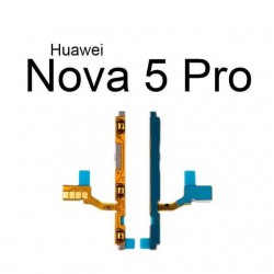 On Off Power & Volume Button Flex Cable For Huawei Nova 5 5i Pro Nova 5Z 5T Power Volume Switch Control Flex Ribbon Repair Parts