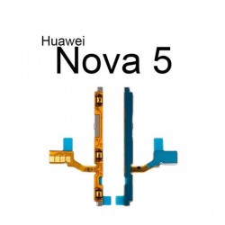 On Off Power & Volume Button Flex Cable For Huawei Nova 5 5i Pro Nova 5Z 5T Power Volume Switch Control Flex Ribbon Repair Parts
