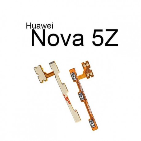 On Off Botón de encendido y volumen Flex Cable para Huawei Nova 5 5i Pro Nova 5Z 5T Potencia Control de Volumen Flex Ribbon Reparación de piezas