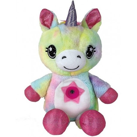 Nueva  peluche de unicornio, dinosaurio y osito con estrella brillante