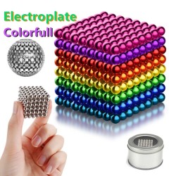 bolas magnéticas de neodimio de varios colores, juguetes de construcción
