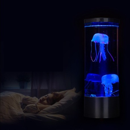 lampe meduse silicone magique de plusieurs led multicolors