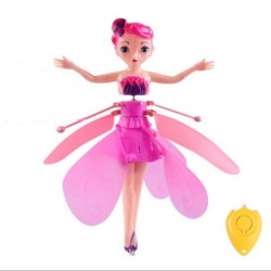 mu&ntilde;eca princesa voladora con luces LED