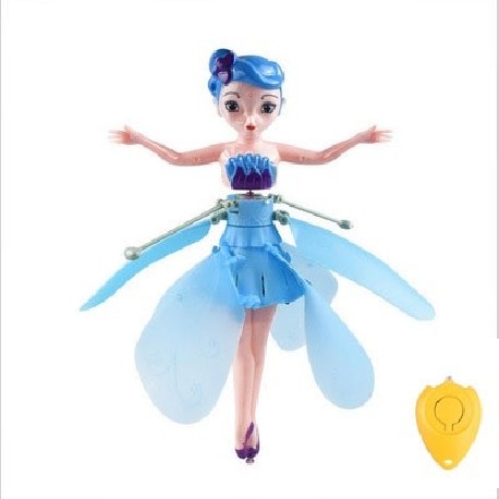 muñeca princesa voladora con luces LED