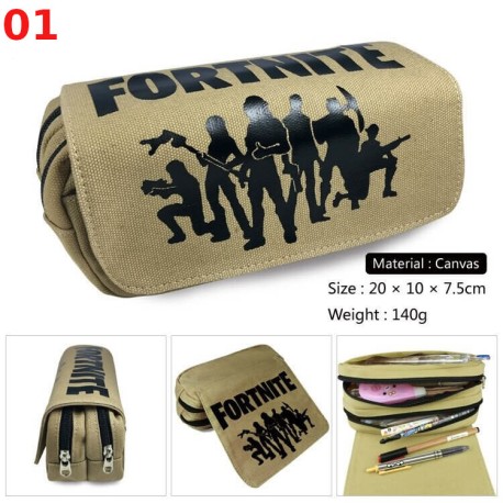 Trousse à Crayons Fortnite Battle Royale, Trousse Scolaire Grande Capacité, 21 modèles au chox