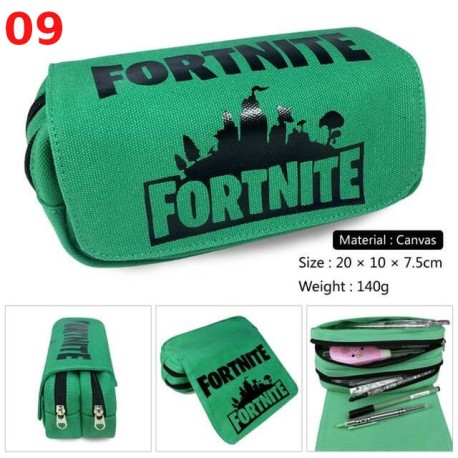 Trousse à Crayons Fortnite Battle Royale, Trousse Scolaire Grande Capacité, 21 modèles au chox