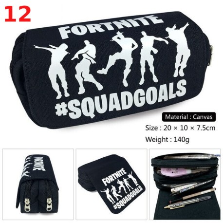 Trousse à Crayons Fortnite Battle Royale, Trousse Scolaire Grande Capacité, 21 modèles au chox