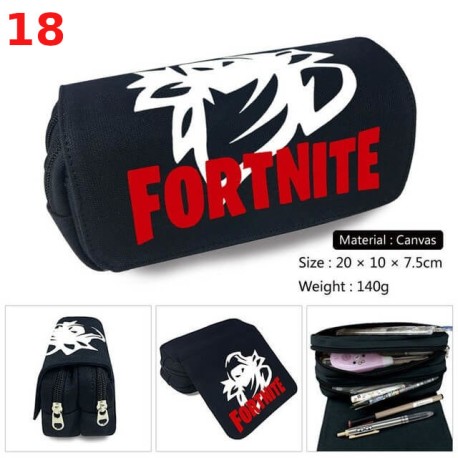 Trousse à Crayons Fortnite Battle Royale, Trousse Scolaire Grande Capacité, 21 modèles au chox