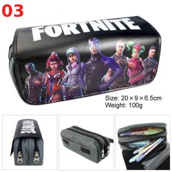 Kit escolar Fortnite Battle Royale, organizador de bol&iacute;grafos y l&aacute;pices