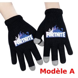Par de guantes t&aacute;ctiles Fortnite para hombre y mujer, guantes calentitos para usar con el smartphone