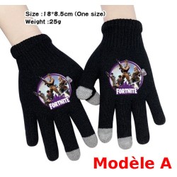 Par de guantes t&aacute;ctiles Fortnite para hombre y mujer, guantes calentitos para usar con el smartphone