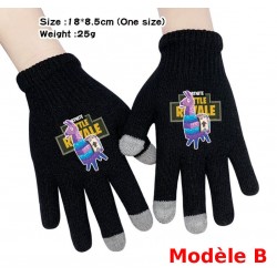 Pair de Gants tactile Fortnite Homme Femme, Gants chauds pour utilisation smartphone