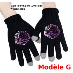 Par de guantes t&aacute;ctiles Fortnite para hombre y mujer, guantes calentitos para usar con el smartphone