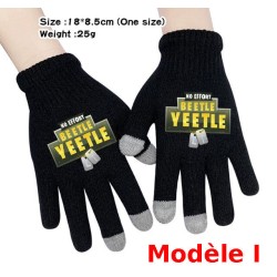 Par de guantes t&aacute;ctiles Fortnite para hombre y mujer, guantes calentitos para usar con el smartphone