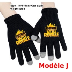 Par de guantes t&aacute;ctiles Fortnite para hombre y mujer, guantes calentitos para usar con el smartphone