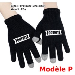 Par de guantes t&aacute;ctiles Fortnite para hombre y mujer, guantes calentitos para usar con el smartphone