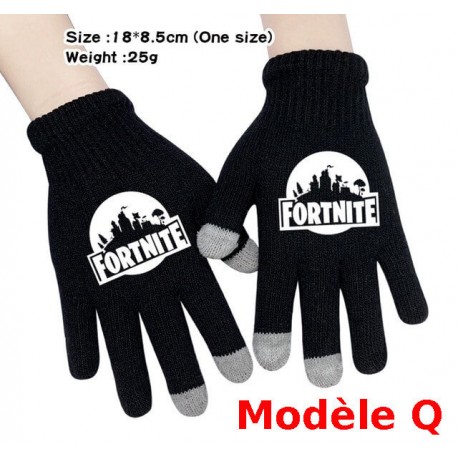 Pair of Fortnite Men's Women's Touch Gloves, Warm gloves for smartphone use