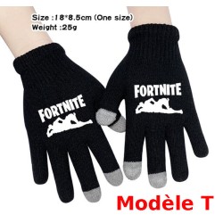 Par de guantes t&aacute;ctiles Fortnite para hombre y mujer, guantes calentitos para usar con el smartphone