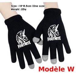 Par de guantes t&aacute;ctiles Fortnite para hombre y mujer, guantes calentitos para usar con el smartphone