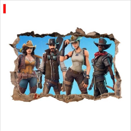 Stickers muraux Fortnite pas cher