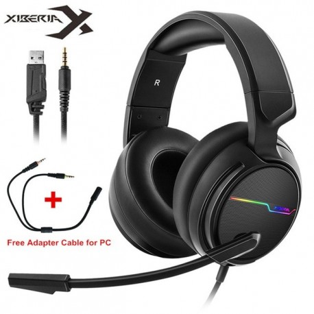 Xiberia V20 Headset Gaming Headset For PS5 New xbox X With Mic Led