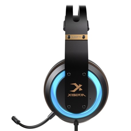 XIBERIA T19 casque USB 3D Surround  casque de jeu avec Microphone actif anti-bruit
