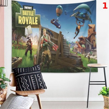 Tapisserie murale Fortnite Royale Battle, Tissu suspendu de décoration pour la maison