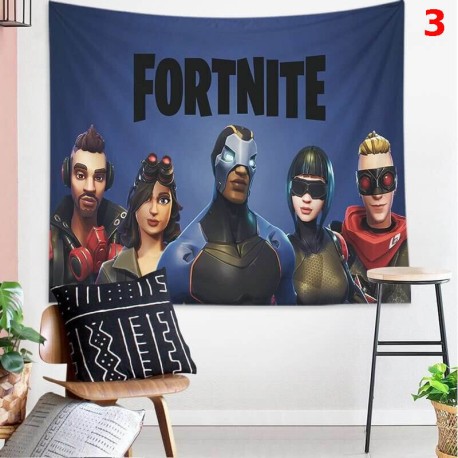 Tapisserie murale Fortnite Royale Battle, Tissu suspendu de décoration pour la maison