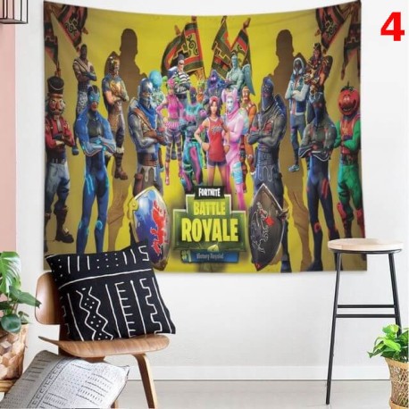 Tapisserie murale Fortnite Royale Battle, Tissu suspendu de décoration pour la maison