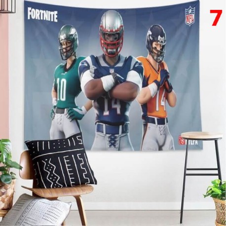 Tapisserie murale Fortnite Royale Battle, Tissu suspendu de décoration pour la maison