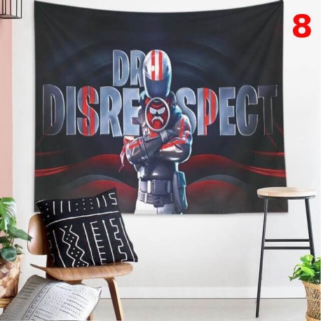 Tapisserie murale Fortnite Royale Battle, Tissu suspendu de décoration pour la maison