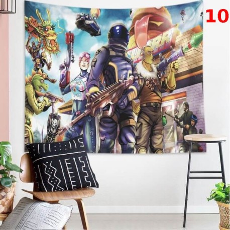 Tapisserie murale Fortnite Royale Battle, Tissu suspendu de décoration pour la maison