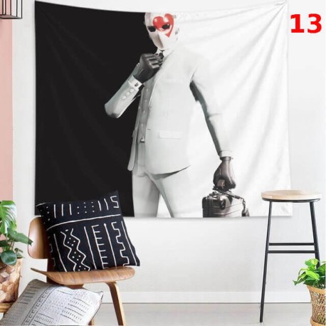 Tapisserie murale Fortnite Royale Battle, Tissu suspendu de décoration pour la maison