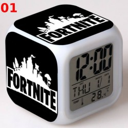 Bright LED Digital Fortnite Alarm Clock for Desk, Kids Nightstand