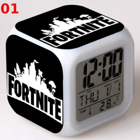 Despertador digital LED Fortnite para escritorio o mesita de noche infantil