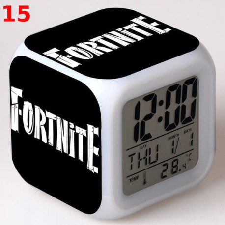 Despertador digital LED Fortnite para escritorio o mesita de noche infantil