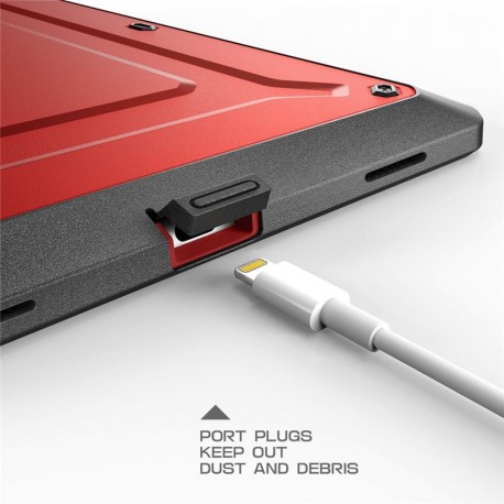 Funda resistente para iPad 9,7 (2018/2017), con protector de pantalla