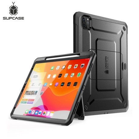 Étui pour iPad Pro 12.9 (2020) housse avec Porte-Stylo coque anti casse