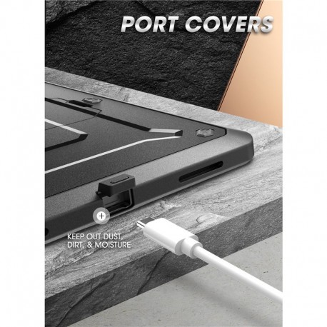 Funda para iPad Pro 12,9 (2020) con soporte para el lápiz y carcasa resistente a las caídas