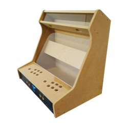 24" arcade bartop kit in wood + acrylic high quality finish