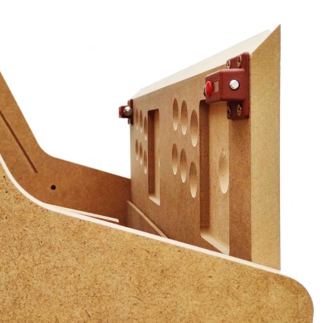 Caja  Kit de mesa de bar tipo arcade de 24" de madera  +  acrílico con acabado de alta calidad