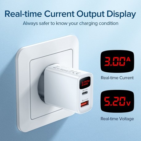 chargeur 20W USB et Type C - Charge rapide de téléphone Portable de 5v a 12v