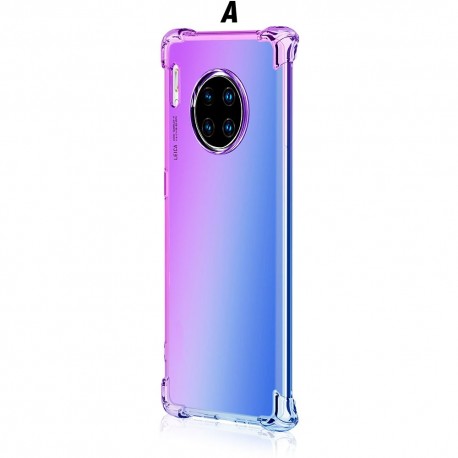 rainbow gradient shockproof soft tpu silicone phone case for huawei Mate 30 30pro Lite NOVA 5 5i