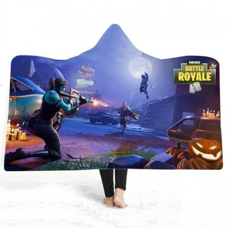 3D printed plush fortnite fleece blanket for kids