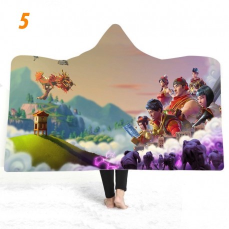 3D printed plush fortnite fleece blanket for kids