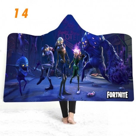 3D printed plush fortnite fleece blanket for kids