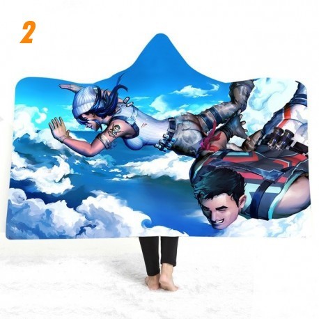 couverture polaire fortnite en peluche imprimée 3D pour enfants